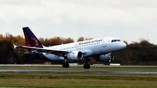 Un avi&oacute;n de Brussels Airlines