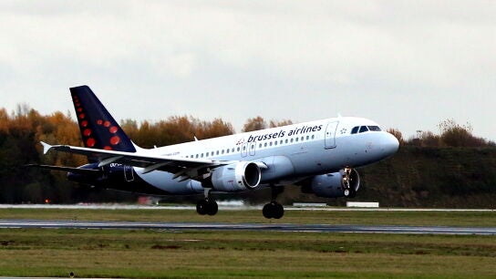 Un avi&oacute;n de Brussels Airlines