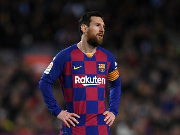 Lionel Messi, con el Barcelona