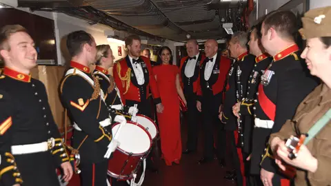 Duques de Sussex en el Festival de Música de Mountbatten Duques de Sussex en el Festival de Música de Mountbatten