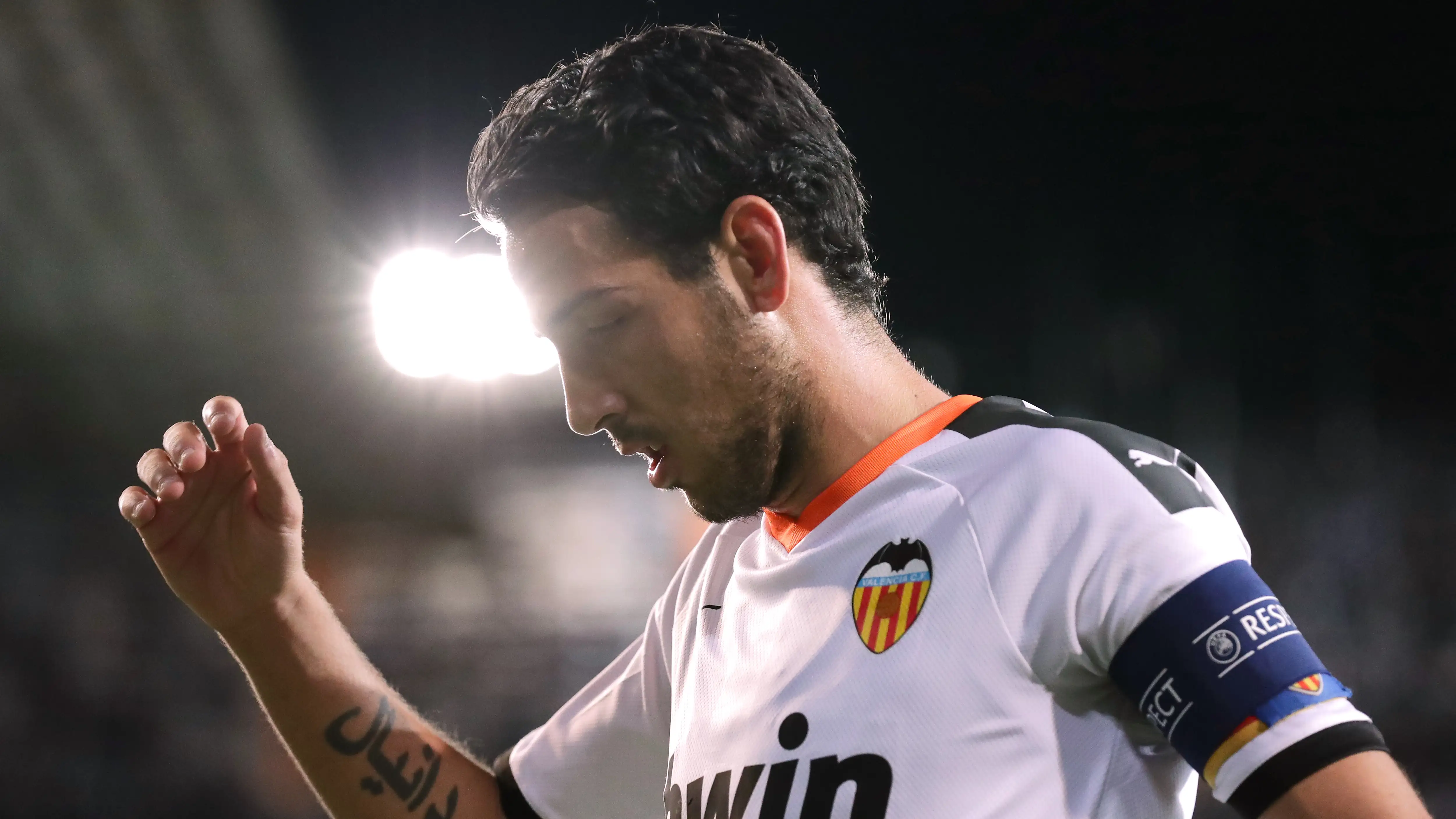 Dani Parejo, durante un partido del Valencia Dani Parejo, durante un partido del Valencia