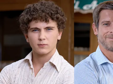 Álvaro de Juana y Manu Baqueiro, padre e hijo en 'Amar es para siempre' Álvaro de Juana y Manu Baqueiro, padre e hijo en 'Amar es para siempre'