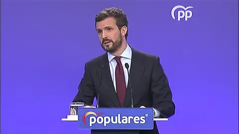 Pablo Casado: "Nos preocupa que el Gobierno vaya por detrás de los acontecimientos" Pablo Casado: "Nos preocupa que el Gobierno vaya por detrás de los acontecimientos"