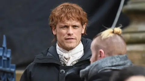 Sam Heughan, Jamie Fraser en 'Outlander' Sam Heughan, Jamie Fraser en 'Outlander'