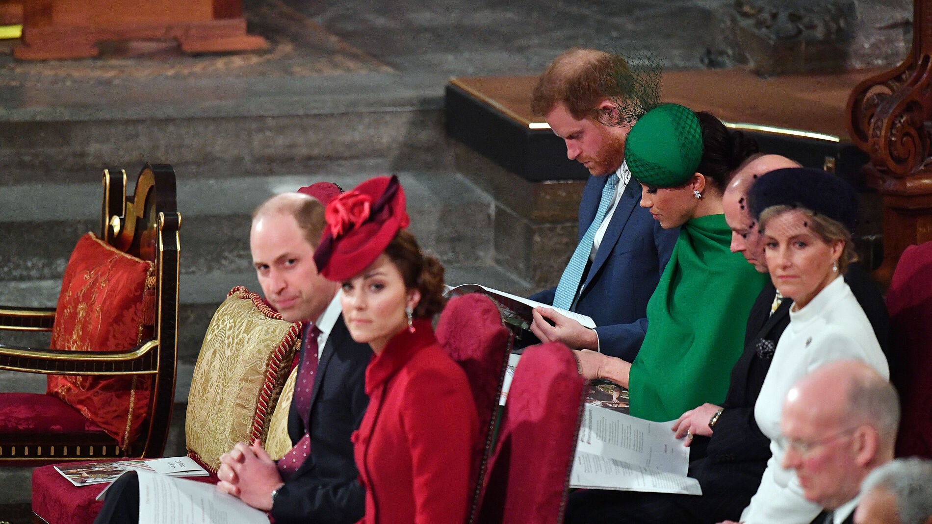 Meghan Markle y el pr&iacute;ncipe Harry con el pr&iacute;ncipe Guillermo y Kate Middleton