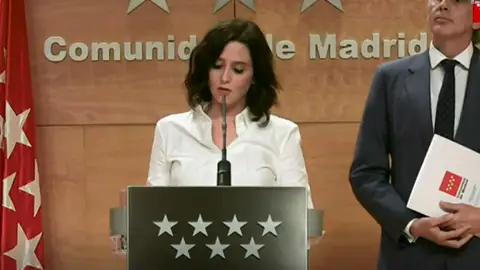 Ayuso: "Las restricciones son imprescindibles. La salud pública está por encima de todo" Ayuso: "Las restricciones son imprescindibles. La salud pública está por encima de todo"