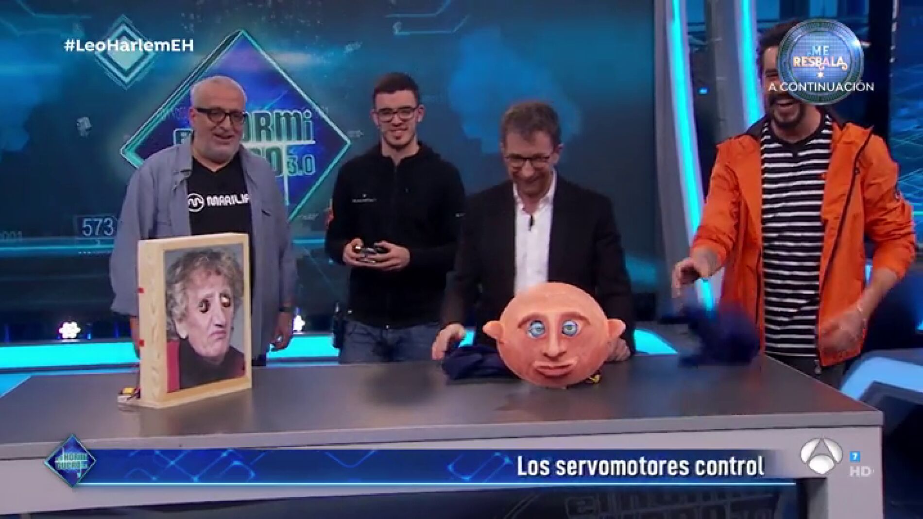 La animatr&oacute;nica visual de Marron triunfa en 'El Hormiguero 3.0'