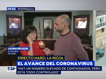 Avance del coronavirus.