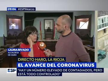 Avance del coronavirus. Avance del coronavirus.