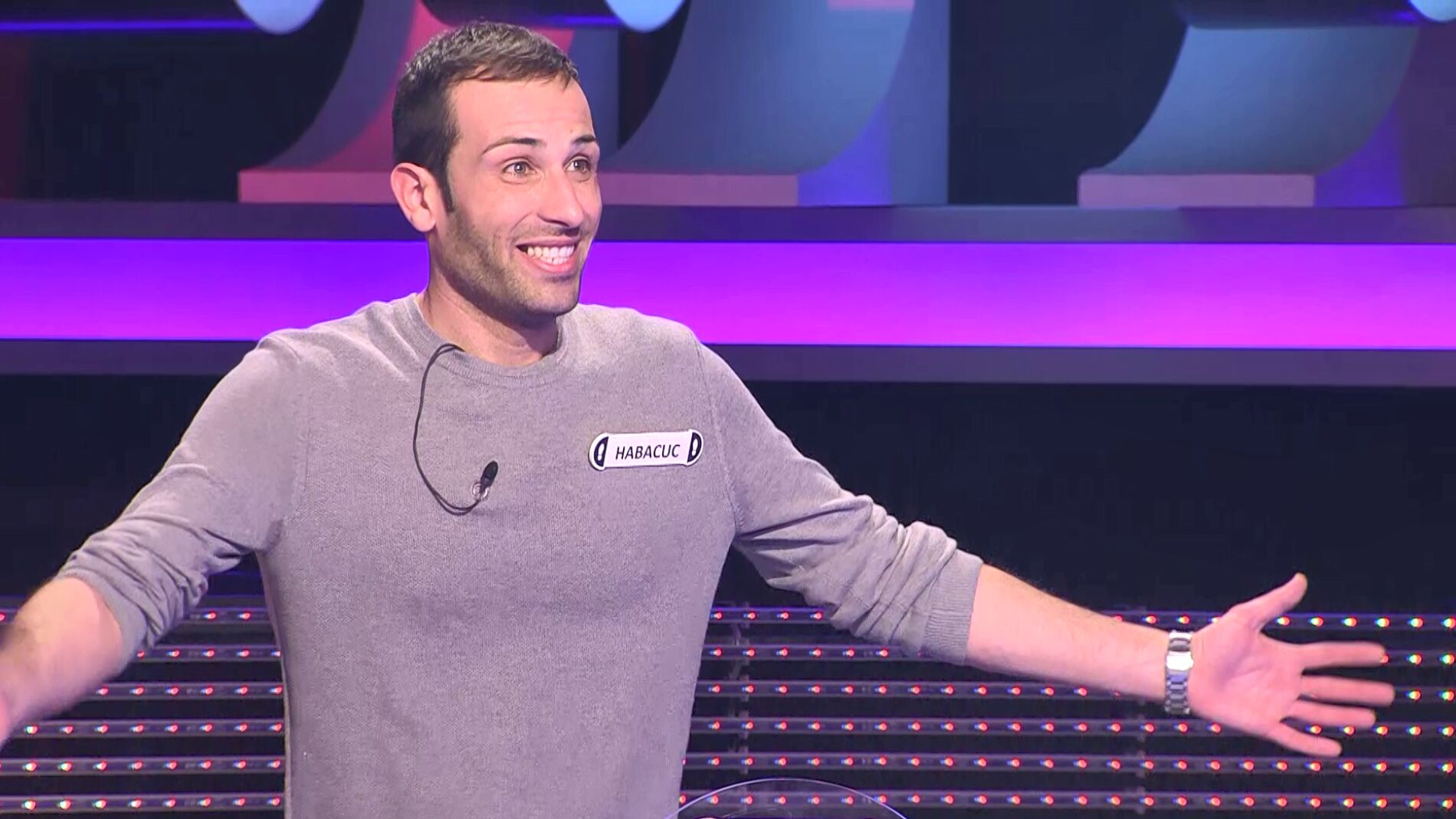 El amoroso nombre de un concursante de '&iexcl;Ahora caigo!' le convierte en el quinto teletubbie