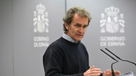 Fernando Sim&oacute;n, durante la comparecencia sobre el coronavirus.