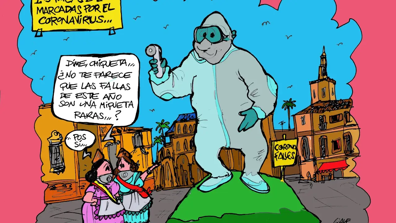 El coronavirus y las Fallas, en la viñeta gráfica informativa de la semana El coronavirus y las Fallas, en la viñeta gráfica informativa de la semana