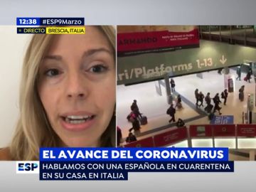 El avance del coronavirus.