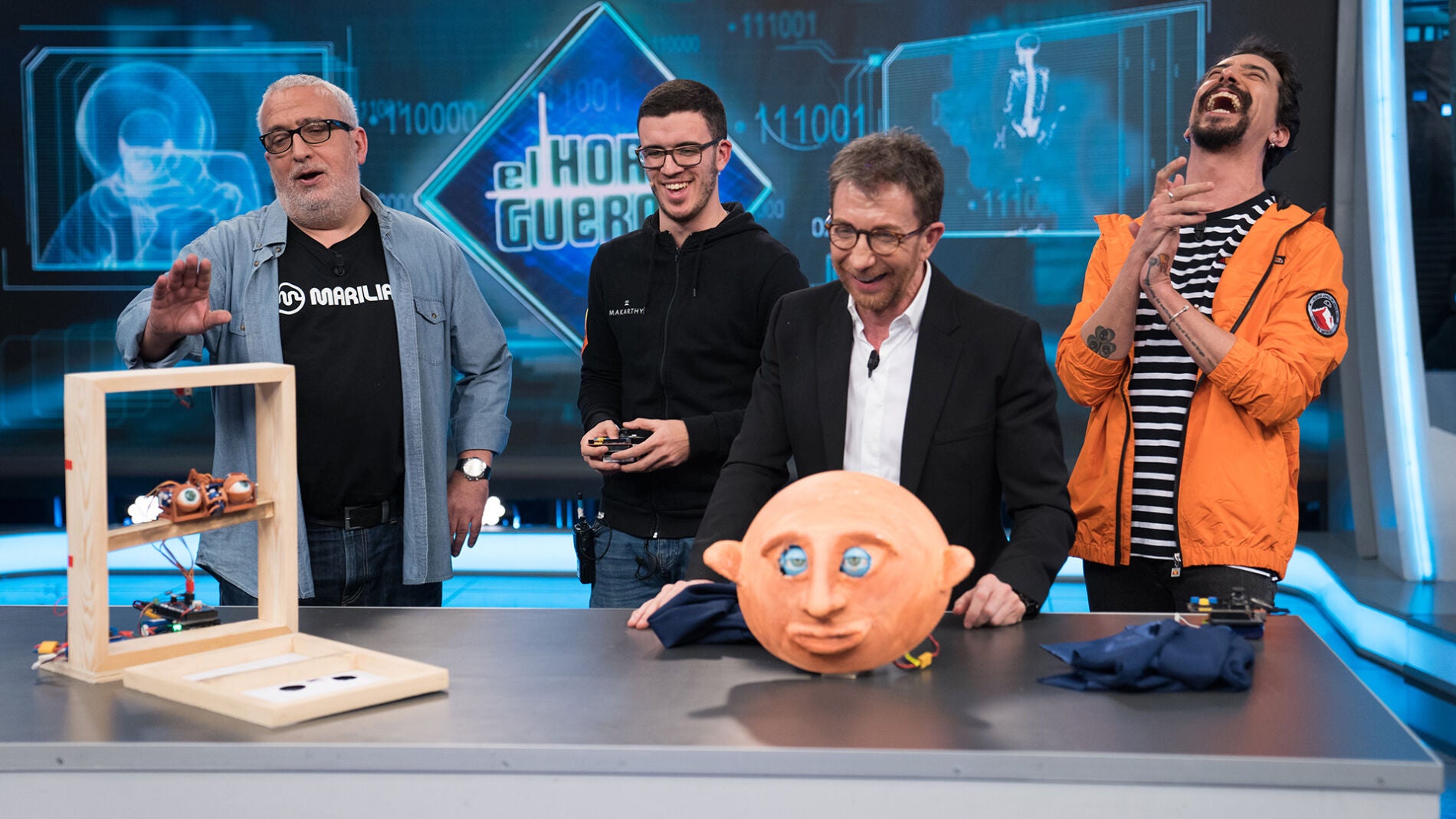 La ciencia completa de Marron durante la visita de Leo Harlem