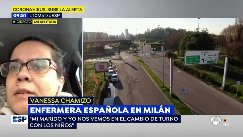 Una enfermera española en Milán: "Como la gente no se quede en casa tendrán que ver a quién atender por coronavirus" Una enfermera española en Milán: "Como la gente no se quede en casa tendrán que ver a quién atender por coronavirus"