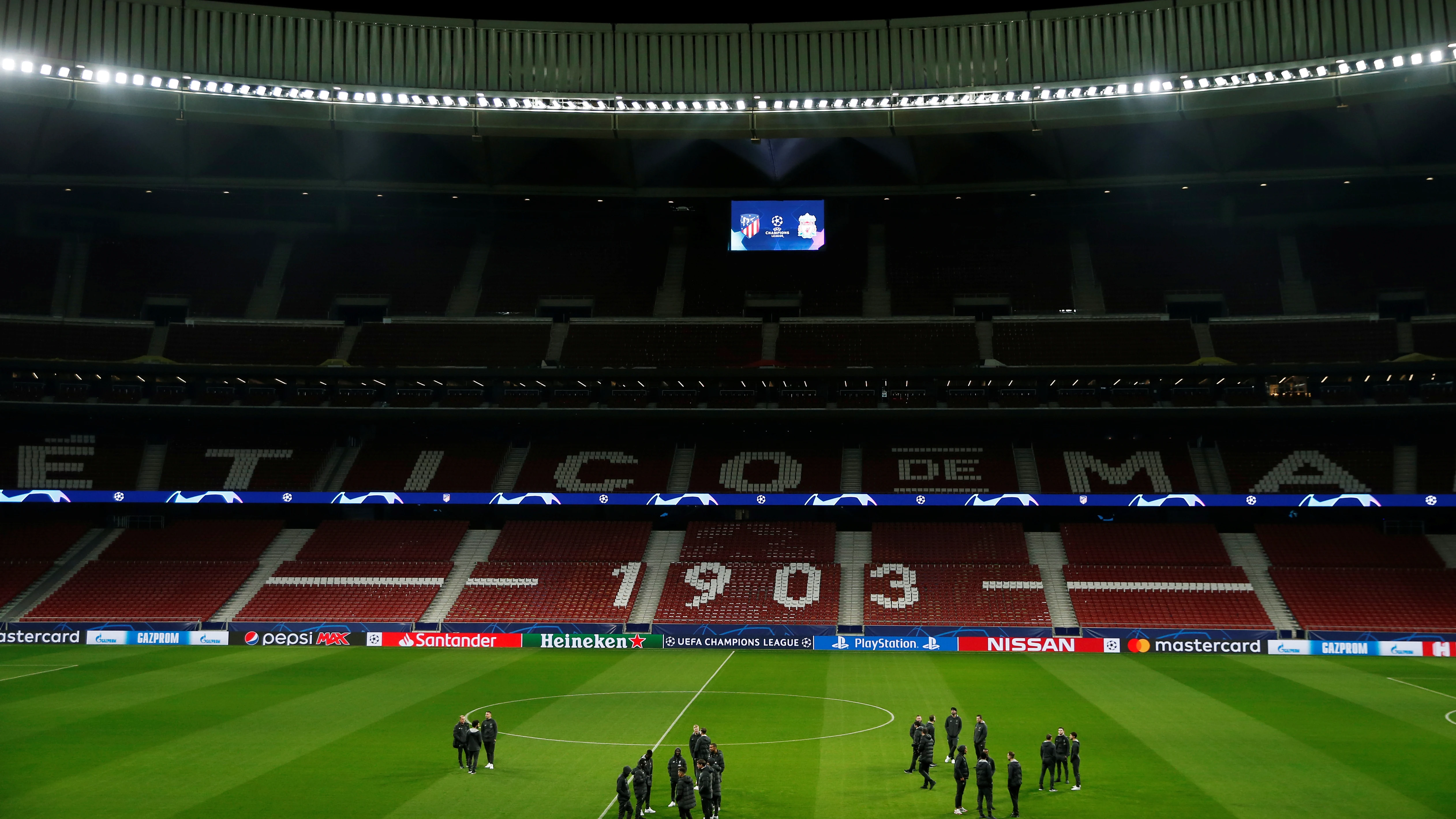 Wanda Metropolitano vacio Wanda Metropolitano vacio