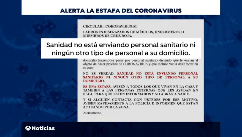 Cruz Roja alerta de una estafa a ancianos y desmiente que esté haciendo pruebas de coronavirus a mayores en sus casas