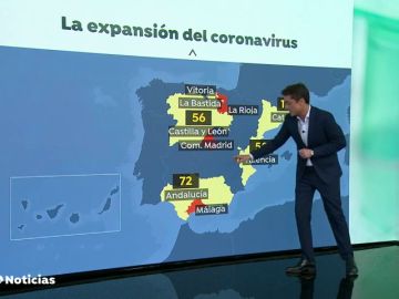 La mayoría de los casos positivos en Málaga por coronavirus se registran en Málaga