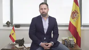 El líder de Vox, Santiago Abascal El líder de Vox, Santiago Abascal