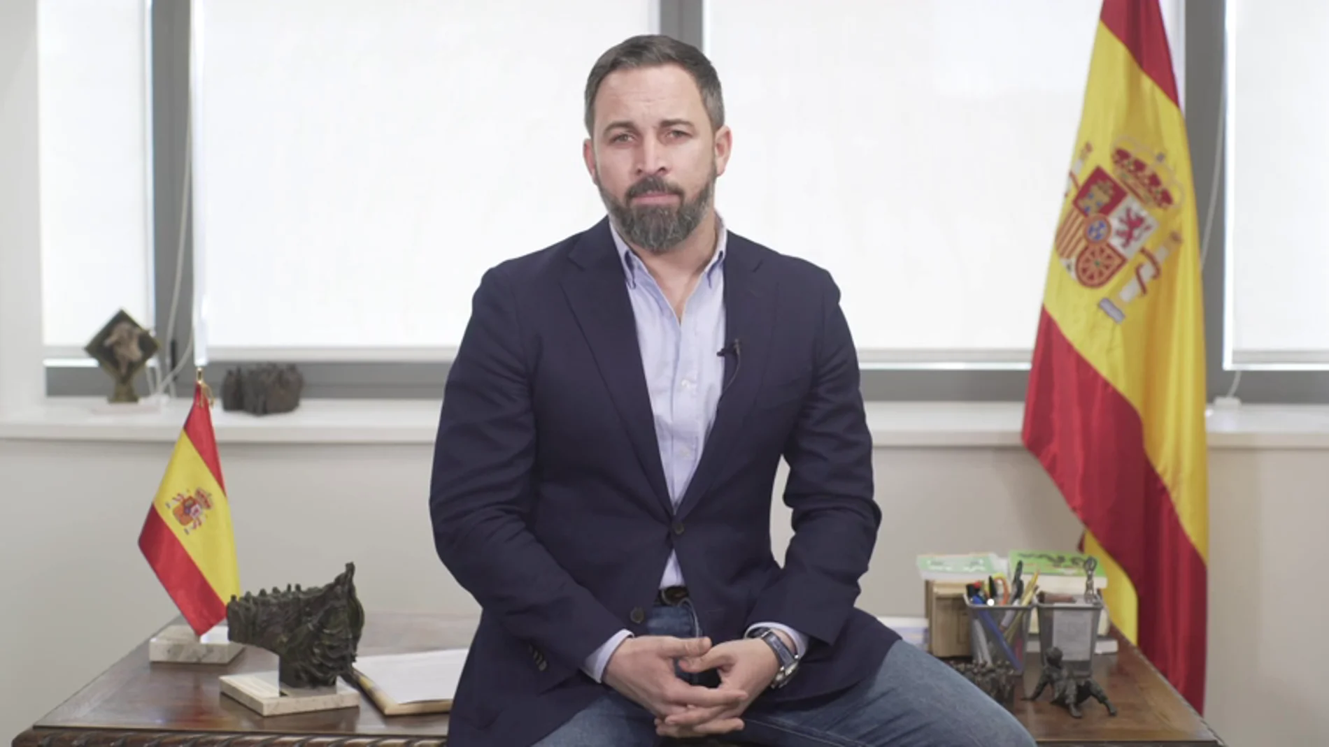 El líder de Vox, Santiago Abascal El líder de Vox, Santiago Abascal