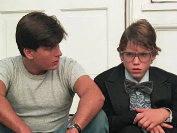 Charlie Sheen y Corey Haim en la película 'Lucas' Charlie Sheen y Corey Haim en la película 'Lucas'