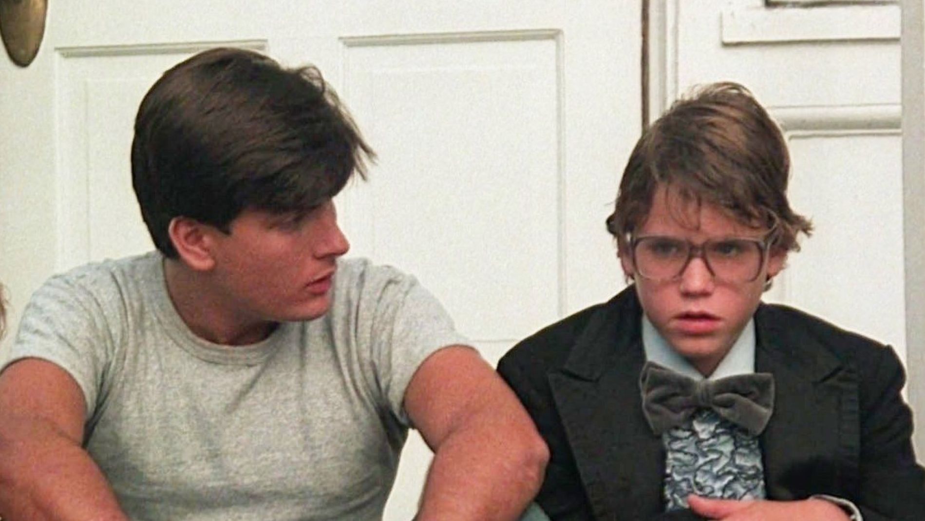 Charlie Sheen y Corey Haim en la pel&iacute;cula 'Lucas'