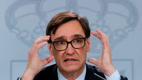 Salvador Illa contesta a Donald Trump sobre la gestión de la pandemia de coronavirus Salvador Illa, ministro de Sanidad, contesta a Donald Trump