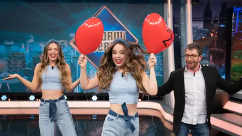 Twin Melody celebran los 12 millones de seguidores en TikTok con un vídeo en directo en 'El Hormiguero 3.0' Twin Melody celebran los 12 millones de seguidores en TikTok con un vídeo en directo en 'El Hormiguero 3.0'