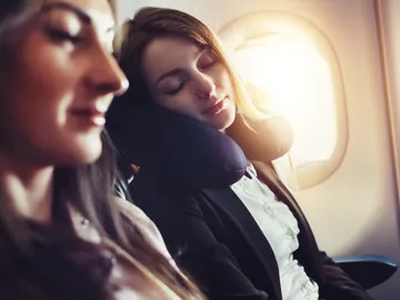 Dormir en un avión Dormir en un avión