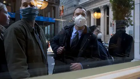 Jude Law en 'Contagio' Jude Law en 'Contagio'