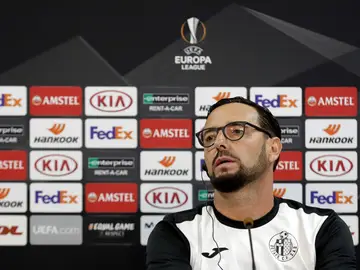 Bordalás, entrenador del Getafe, en rueda de prensa Bordalás, entrenador del Getafe, en rueda de prensa