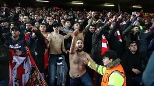 Aficionados del Atlético. Aficionados del Atlético.