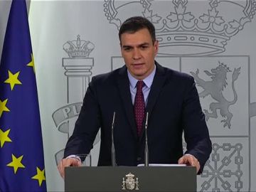Pedro Sánchez comparece en La Moncloa