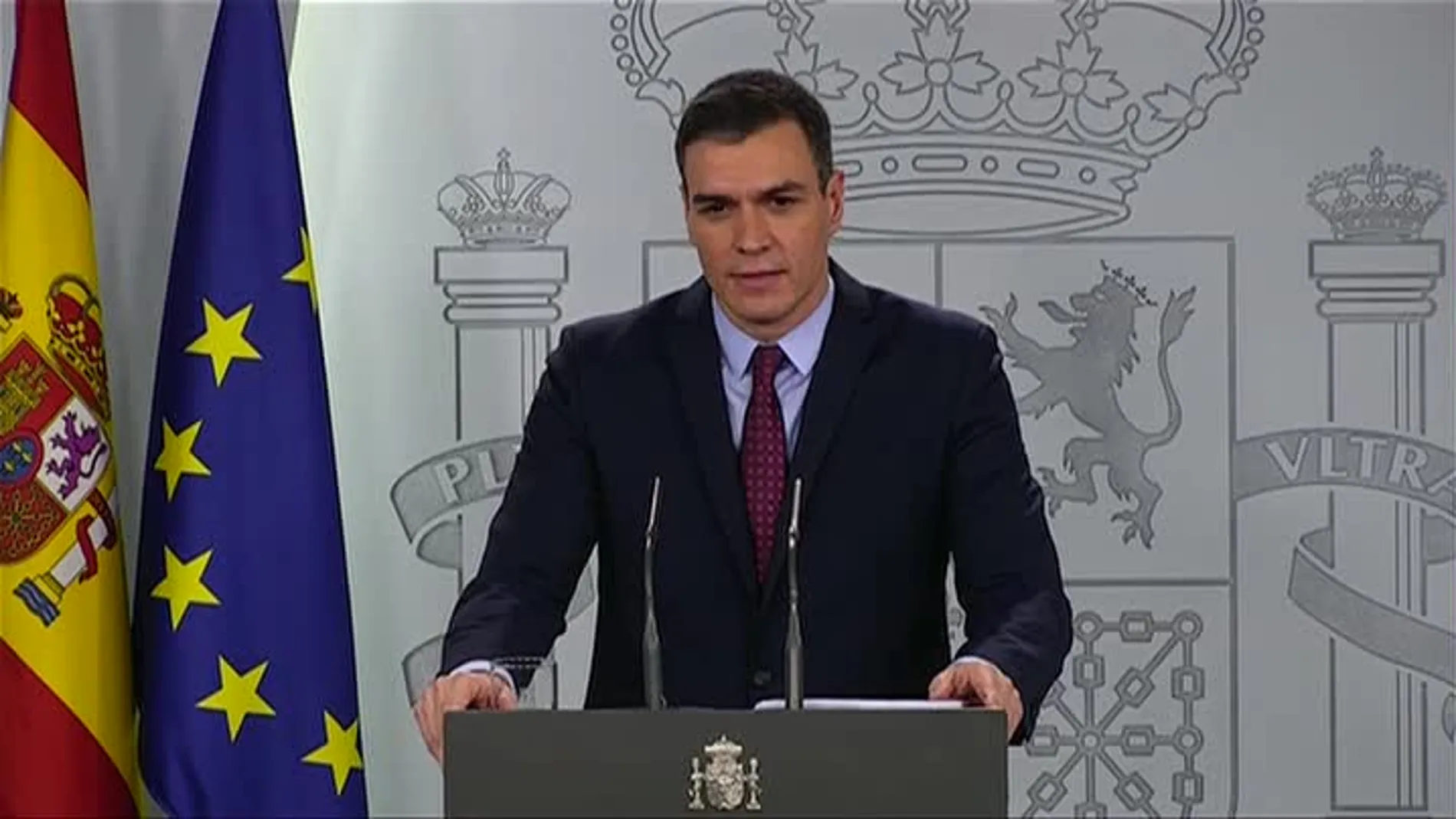 Pedro Sánchez comparece en La Moncloa Pedro Sánchez comparece en La Moncloa