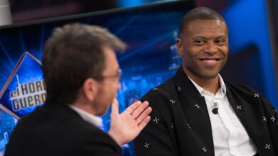 El corte de Roberto Carlos a Júlio Baptista en directo en 'El Hormiguero 3.0'