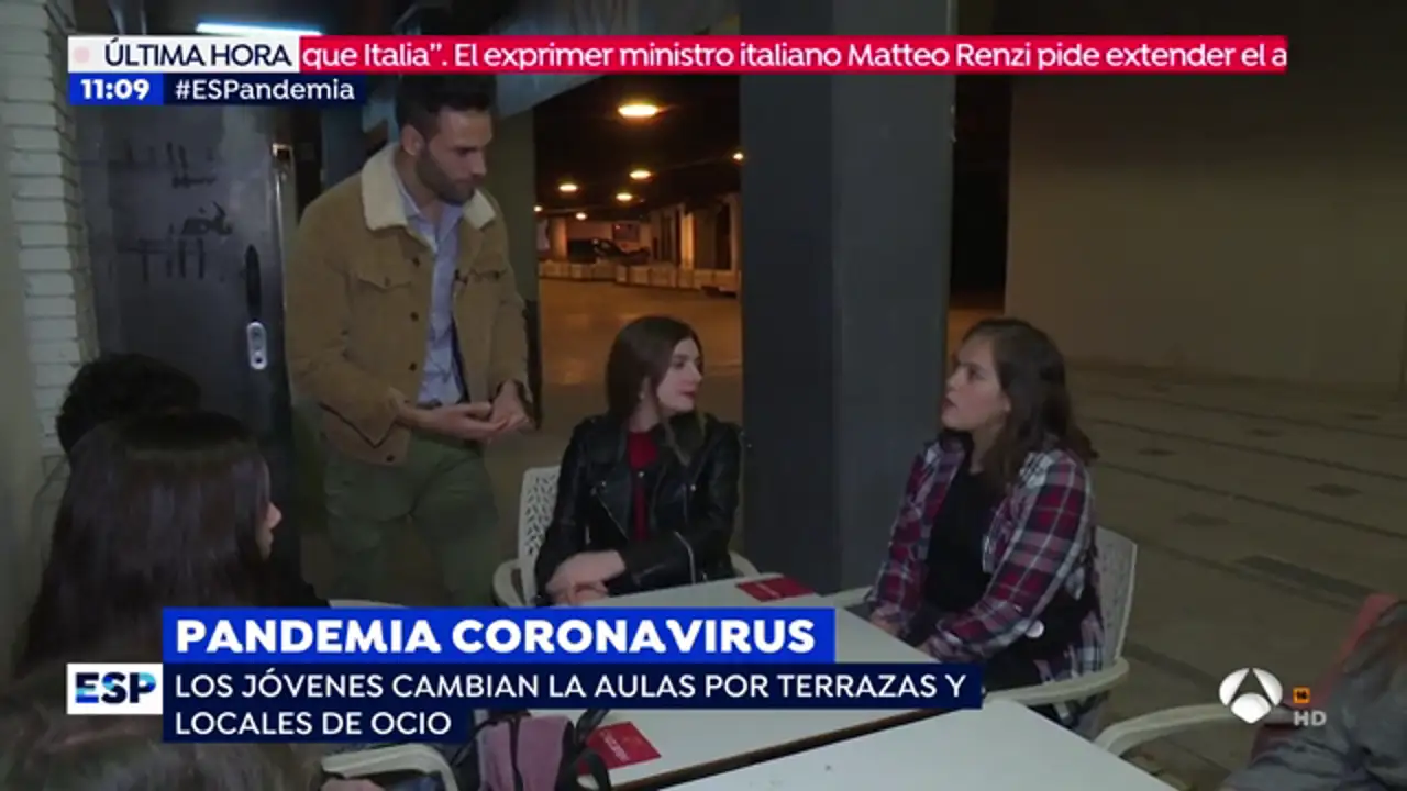 Muchos jóvenes, reaccios a seguir las recomendaciones para evitar la transmisión del coronavirus