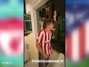 Locura en la casa de Simeone tras vencer al Liverpool en Champions