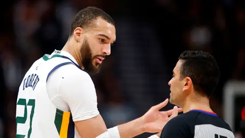 El jugador de los Utah Jazz, Rudy Gobert El jugador de los Utah Jazz, Rudy Gobert