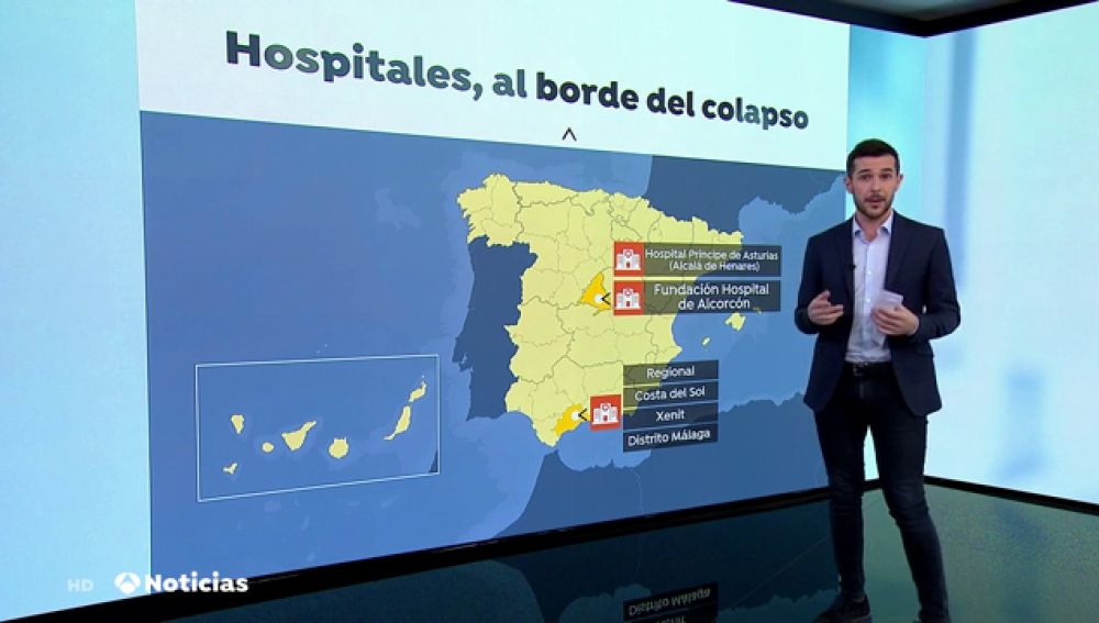 Nuevo foco de infectados con coronavirus en un hospital de Alcorcón 