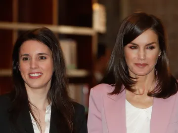 Irene Montero y la reina Letizia durante su reunión el pasado 6 de marzo Irene Montero y la reina Letizia durante su reunión el pasado 6 de marzo
