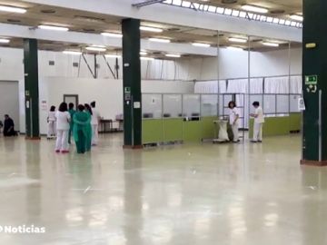 El Hospital de La Paz habilita un gimnasio para atender los casos de sospechosos de coronavirus