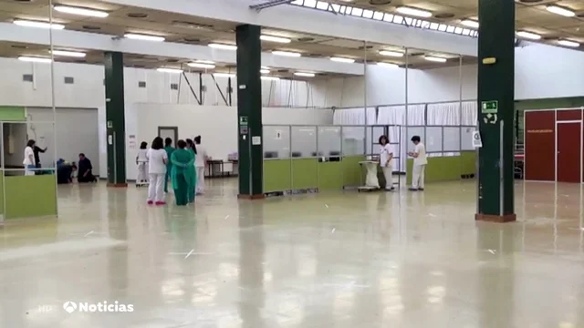 El Hospital de La Paz habilita un gimnasio para atender los casos de sospechosos de coronavirus El Hospital de La Paz habilita un gimnasio para atender los casos de sospechosos de coronavirus