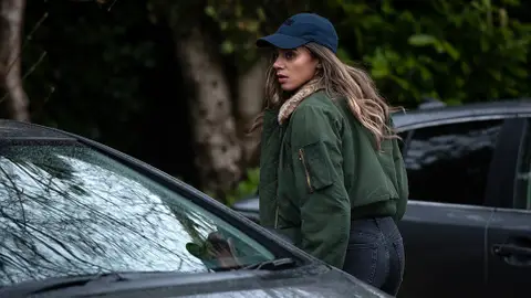 Hannah John-Kamen en 'No hables con extraños' Hannah John-Kamen en 'No hables con extraños'