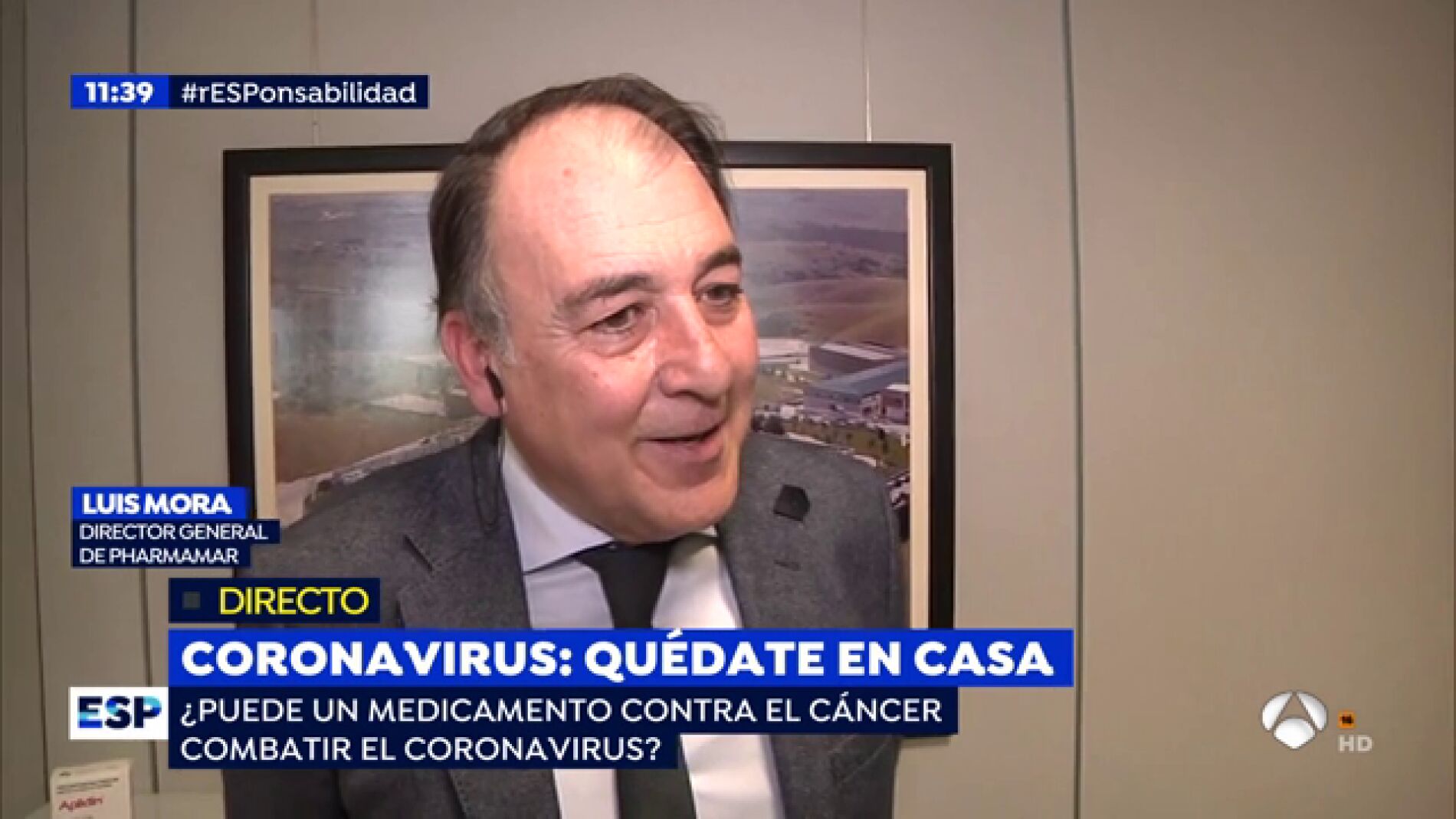 Lucha contra el coronavirus.