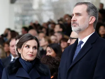 La reina Letizia y el rey Felipe VI La reina Letizia y el rey Felipe VI