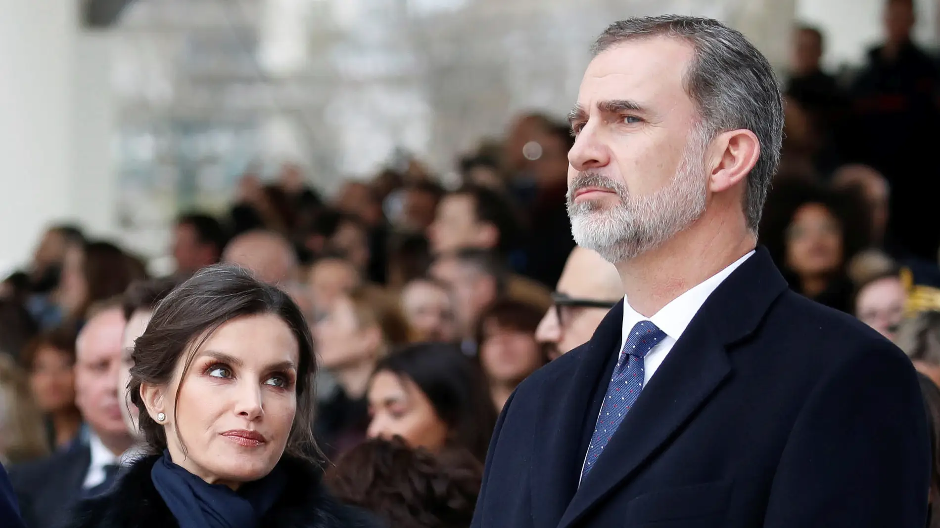 La reina Letizia y el rey Felipe VI