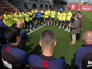 Así mandaba Bartomeu a los futbolistas a sus casas