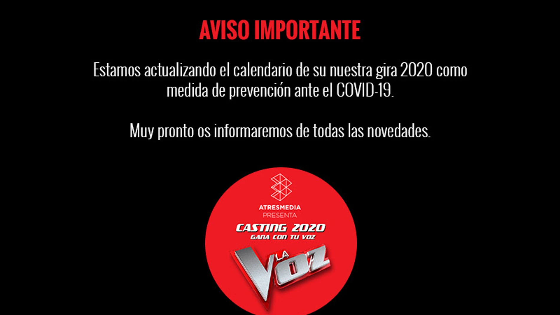 Actualización de calendario