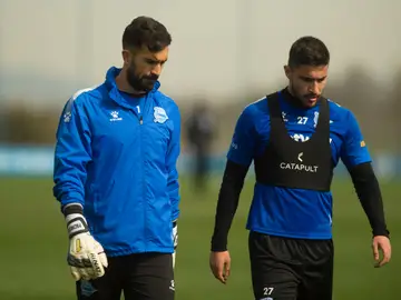 Imágenes de un entrenamiento del Alavés Imágenes de un entrenamiento del Alavés