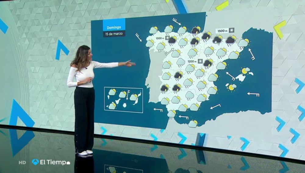 La semana se despide con un cambio brusco de tiempo, con lluvia y nieve en casi toda España